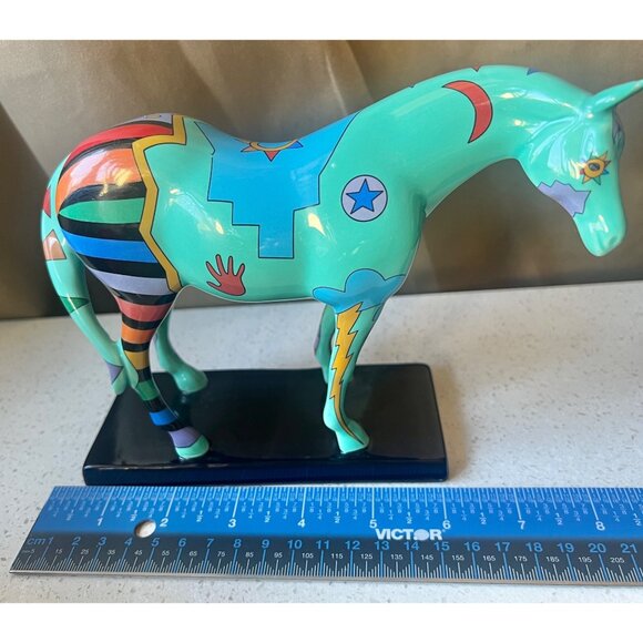 Spirit War Pony Figurine Trail Of Painted Ponies 2004 By Tavlos Collectible Gift - Picture 6 of 14